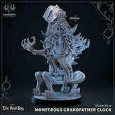Crazed & Monsterous Grandfather Clock 3D-printed model
